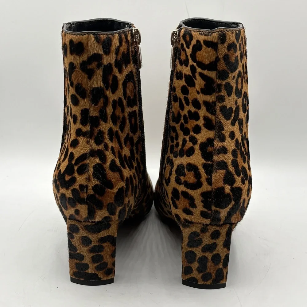 Womens Rockport Total Motion Marisaly Ankle Booties Size‎ 8 Leopard Print